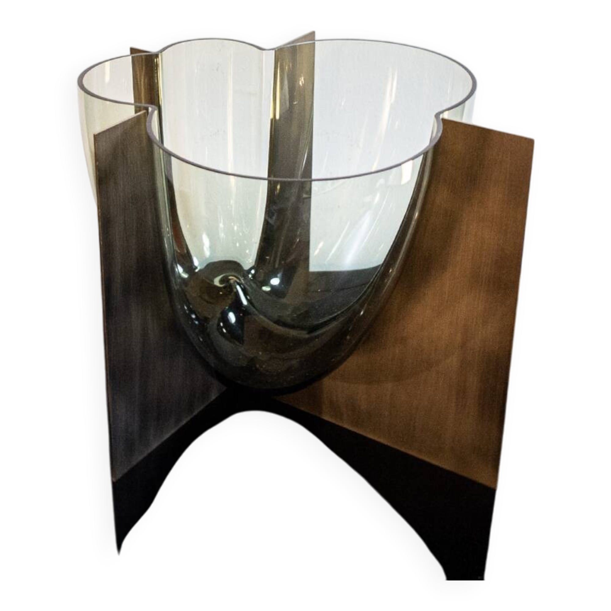 Vaso scultura S509 di Carlo Nason per Mazzega 1969