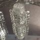 Cut crystal pepper salt shaker - vintage