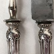 Leg service cutlery, silver punch Minerva