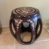 Pearl inlay stool