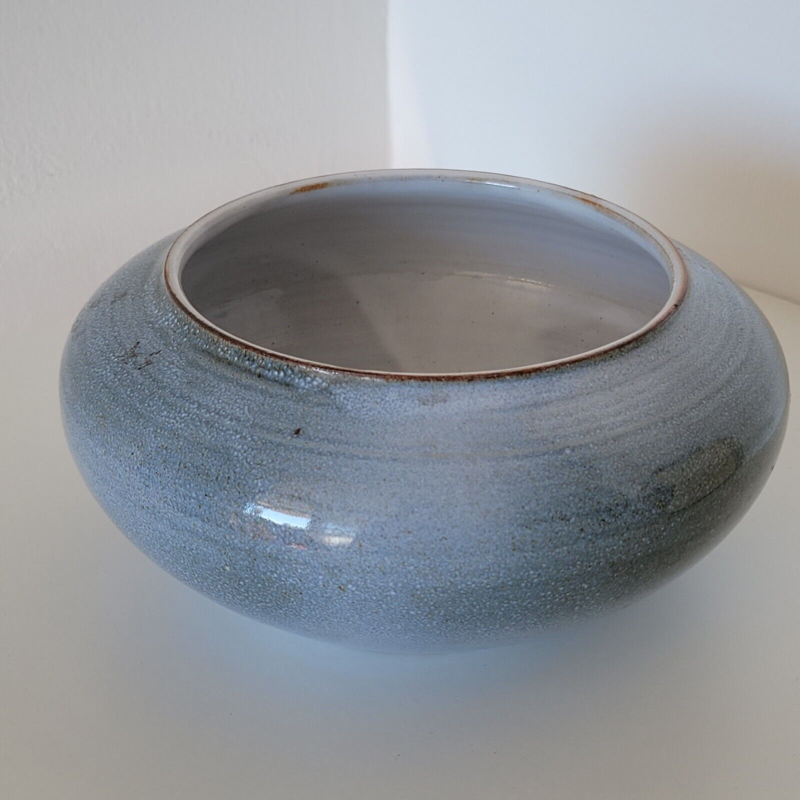 Atelier ATCH Chantal et Thierry Robert vase boule en céramique grès émaillé gris