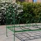 Antique metal bed, vintage