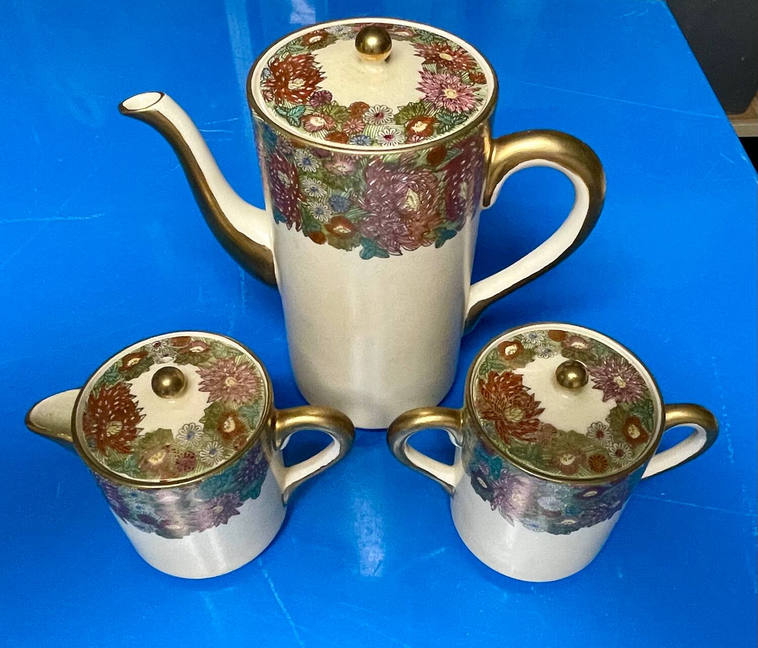 Service à café japonais vintage – Koshida Japan – 27 pièces