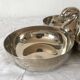 Silver-plated duck serving dish