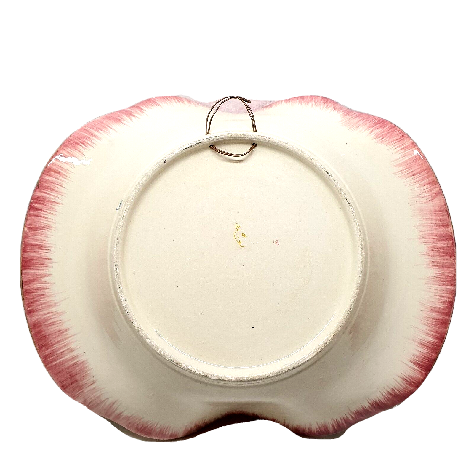 Wall dish spoiler quaregnon belgium vintage art deco collection