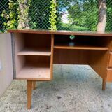 Scandinavian wooden desk from the 50s/60s, 120cm