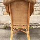 Wicker and rattan armchair – the splendour of vintage, 60s - 80s