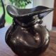 Iridescent ceramic vase from the 1960s, signed