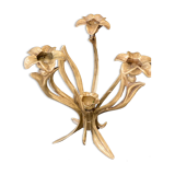 Chandelier en laiton art nouveau