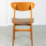 Vintage Italian Leatherette Dining Chairs, set of 3