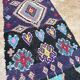 Vintage Boucherouite hallway rug