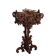 Antique neo-baroque jardinière in walnut, Switzerland 1800s