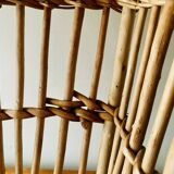 Large vintage wicker basket