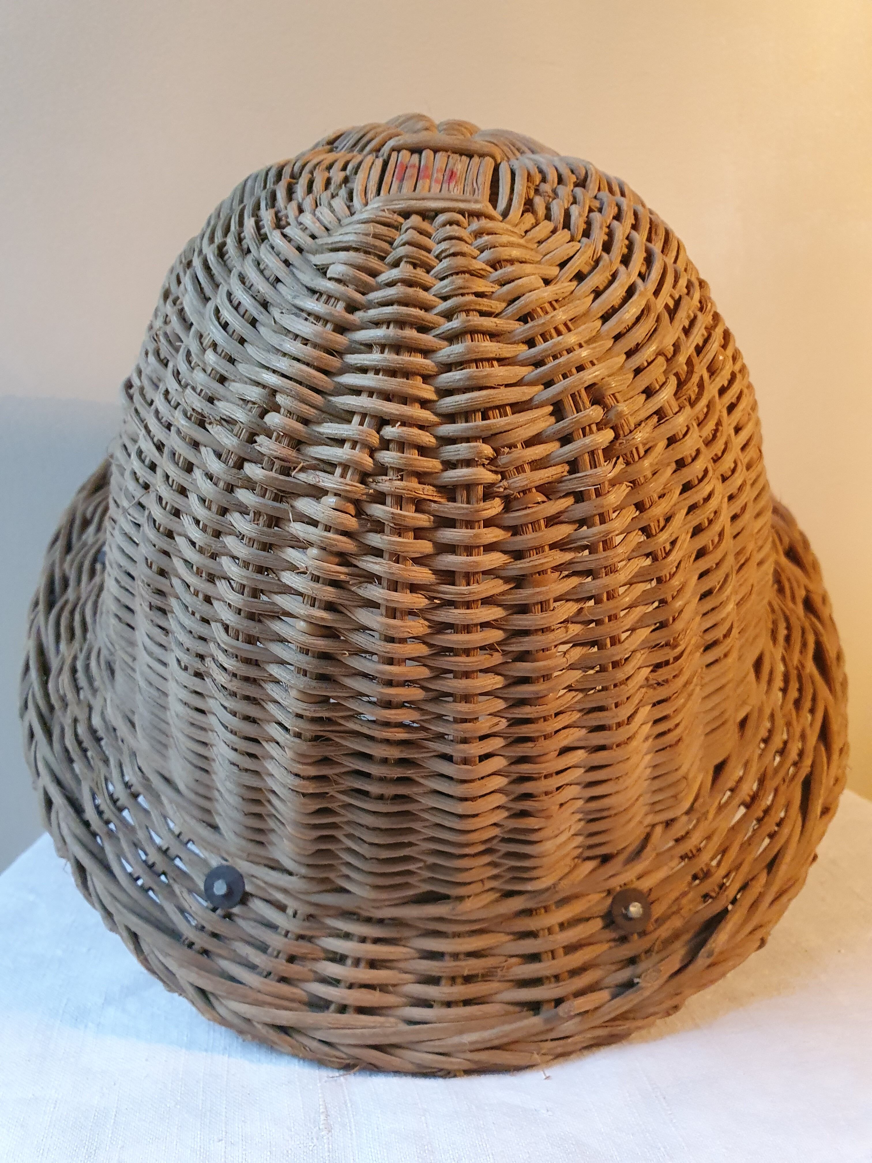 Chinese wicker safety helmet