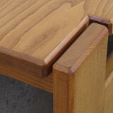 Solid elm coffee table