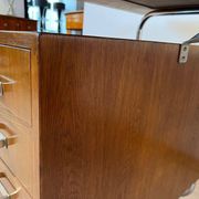 Vintage Bauhaus Oak Veneer Desk from Mücke & Melder, 1940s