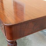 Antique writing table in mahogany, Louis Philippe style, Austria, 19th century.