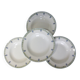 4 vintage St Amand deep plates 211259