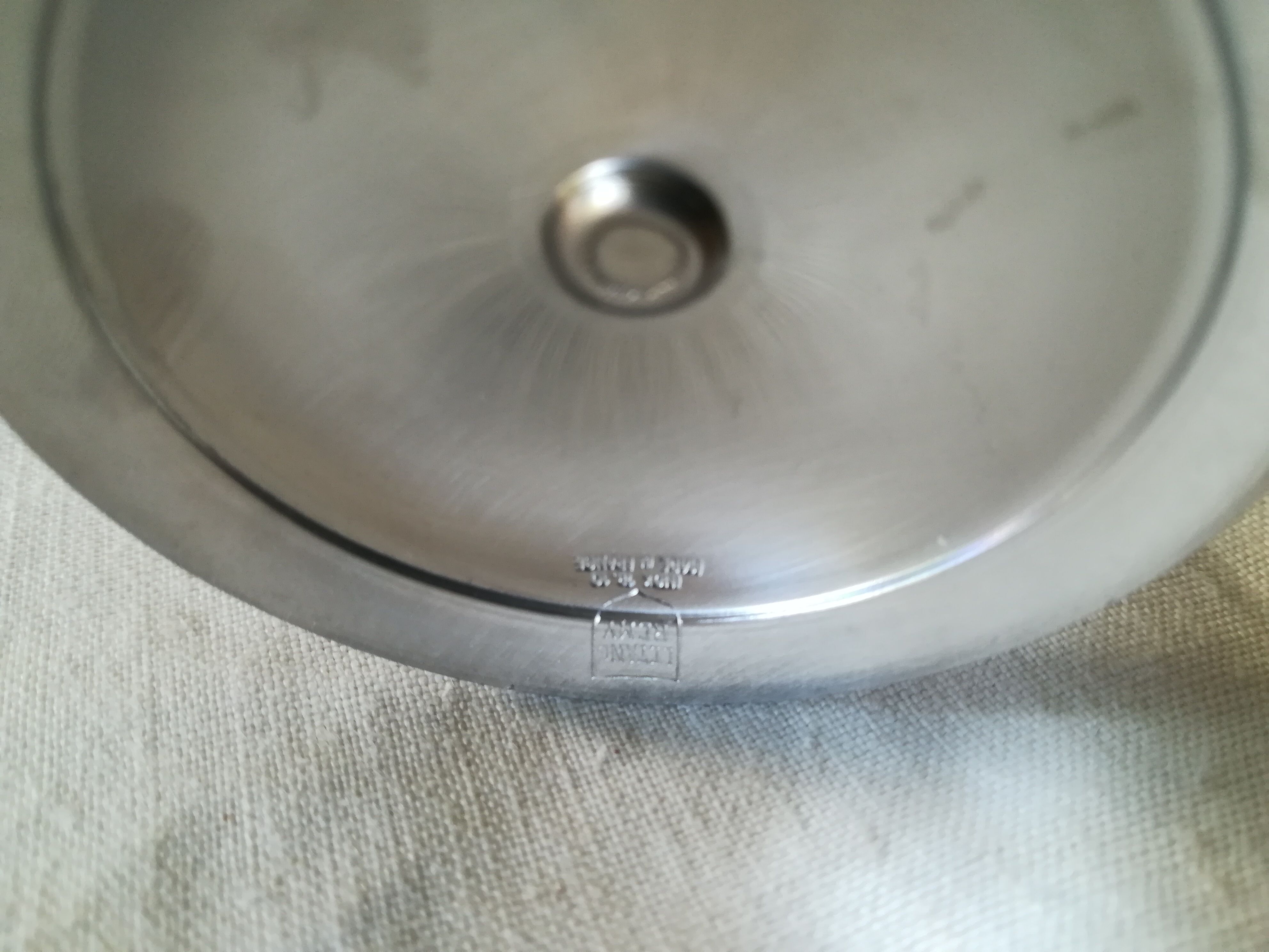 6 dessert cups in stainless steel