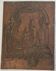 Antique engraved copper plaque "Ave Maria" – Religious art from the late 19th century.