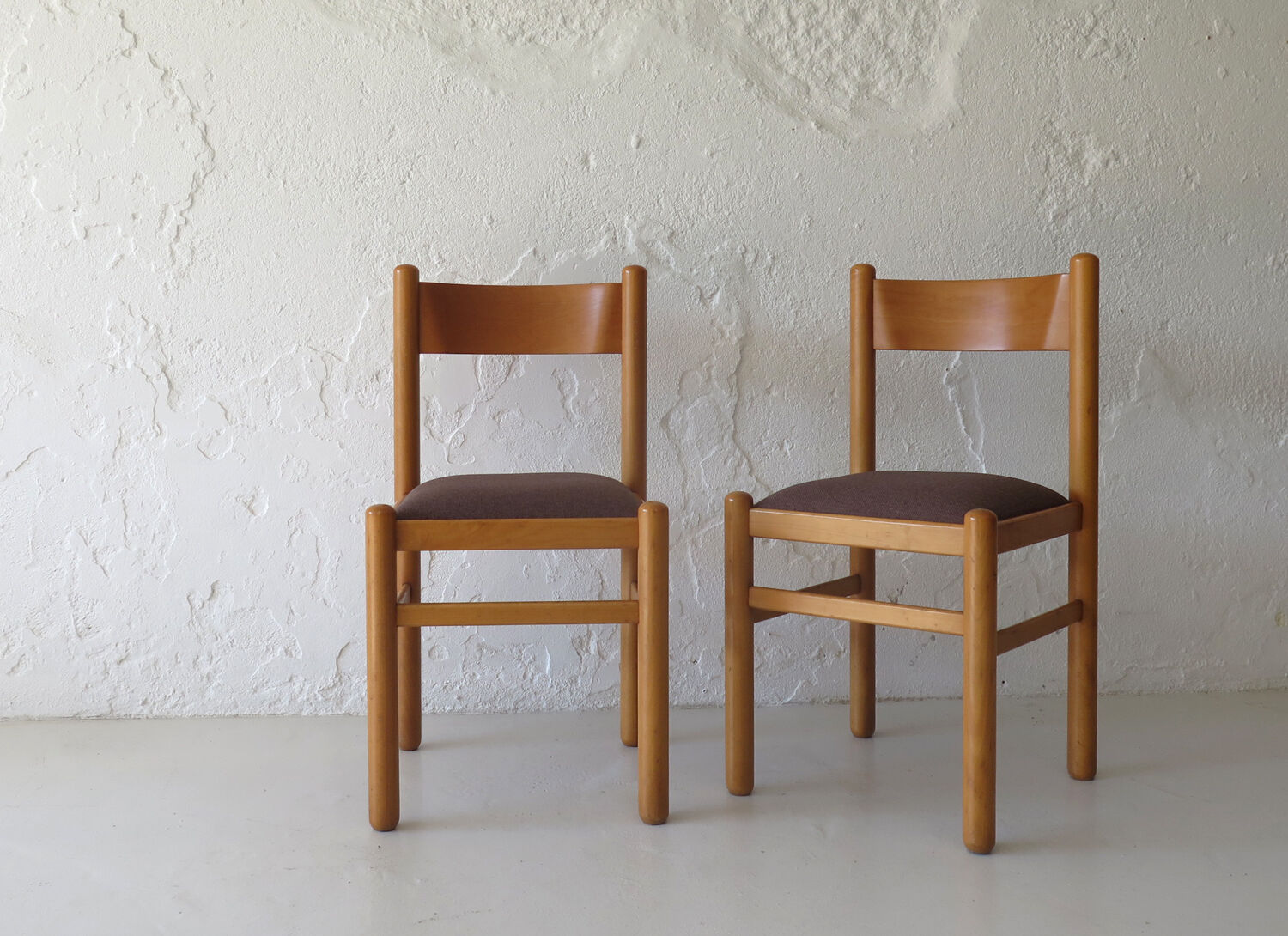 Swedish upholstered dining chairs 1960s.