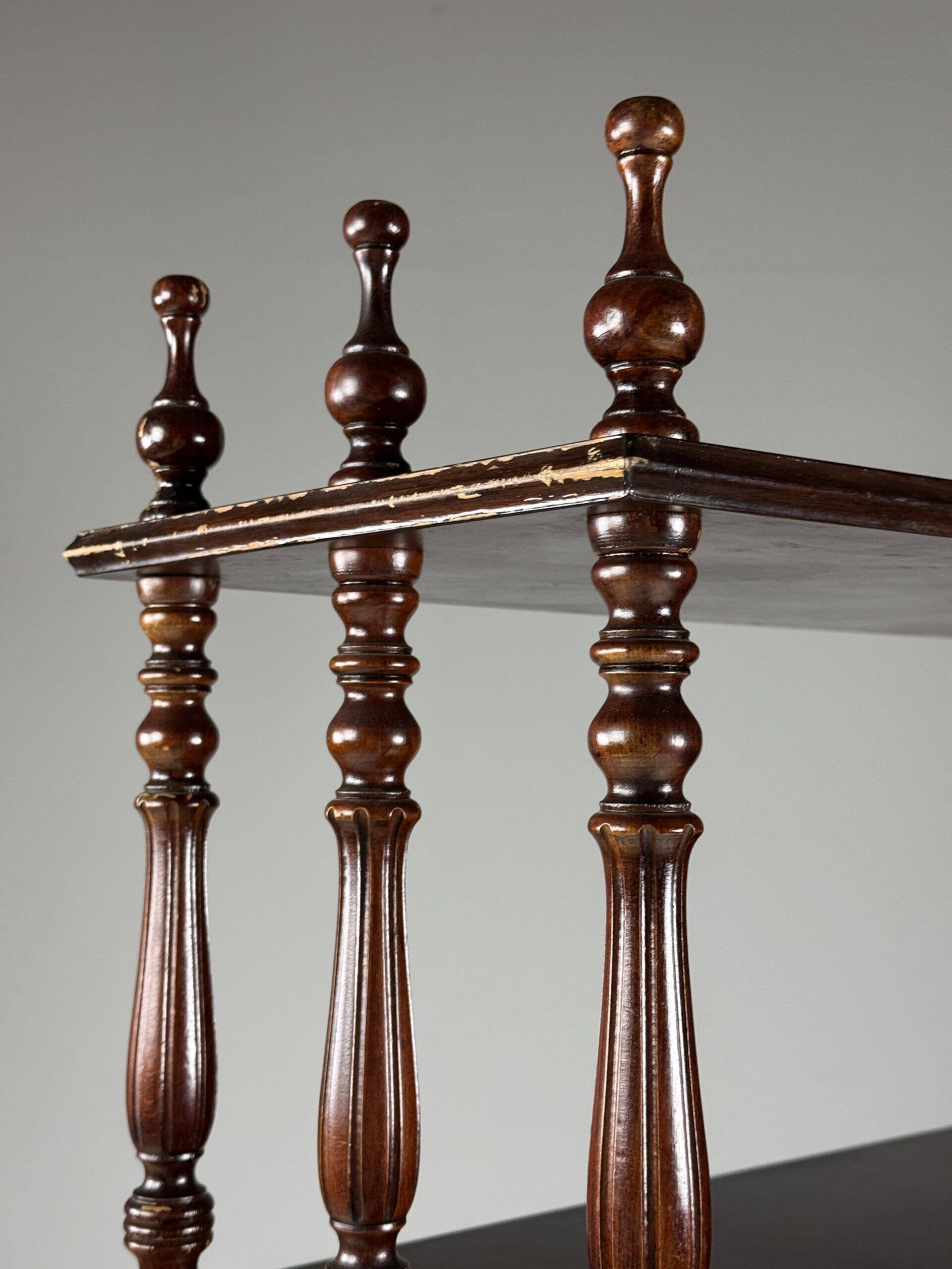 French mahogany étagère