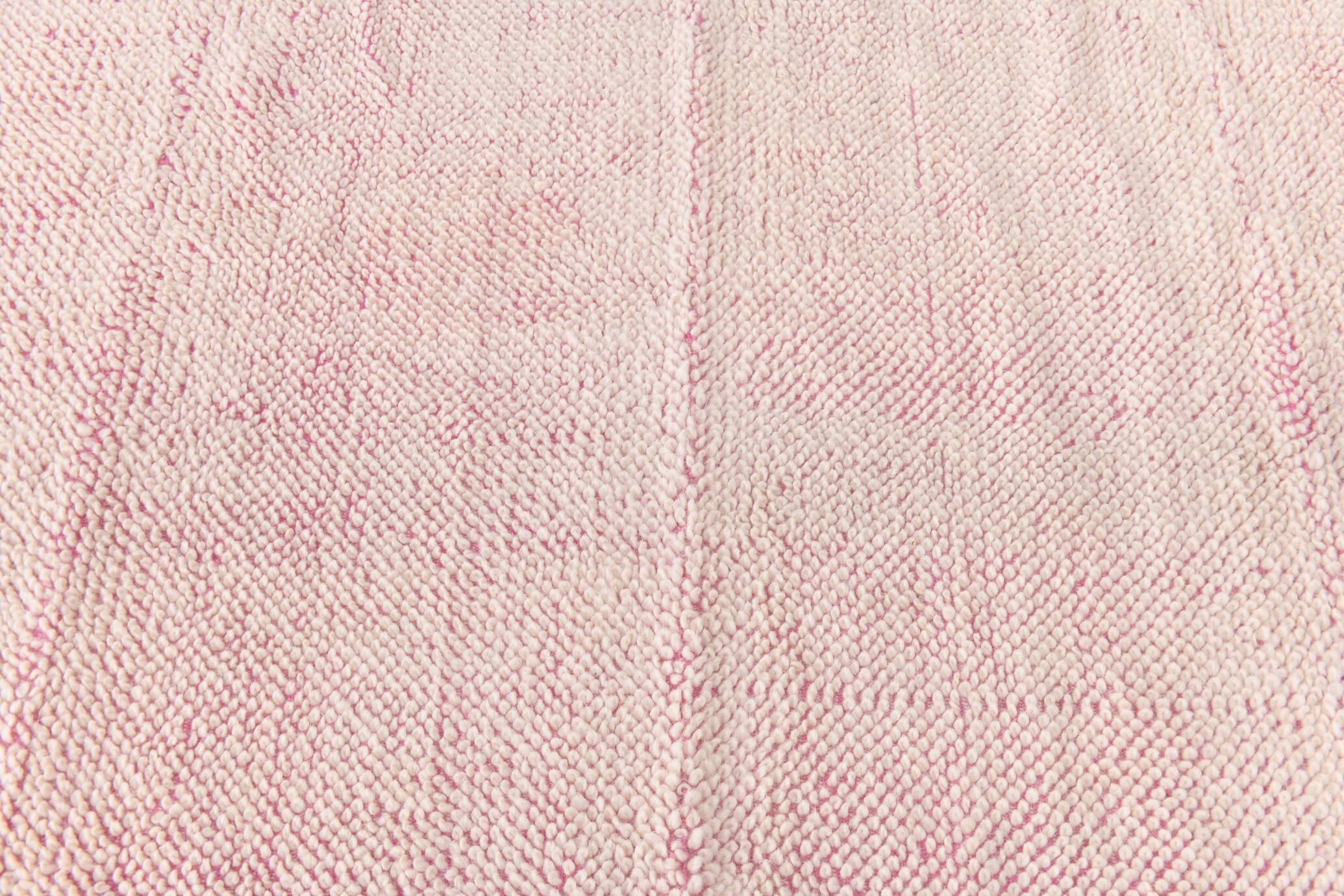 8x10 Rug For Living Room Pink & Beige Vintage Moroccan Rug, 259x301 Cm SKU. 34961