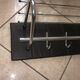 Vintage coat holder in skai