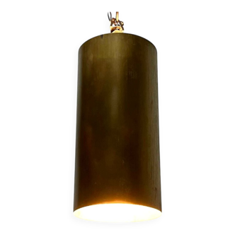 Brass tube pendant lamp in mid-century style, 1960s.