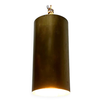 Brass tube pendant lamp in mid-century style, 1960s.