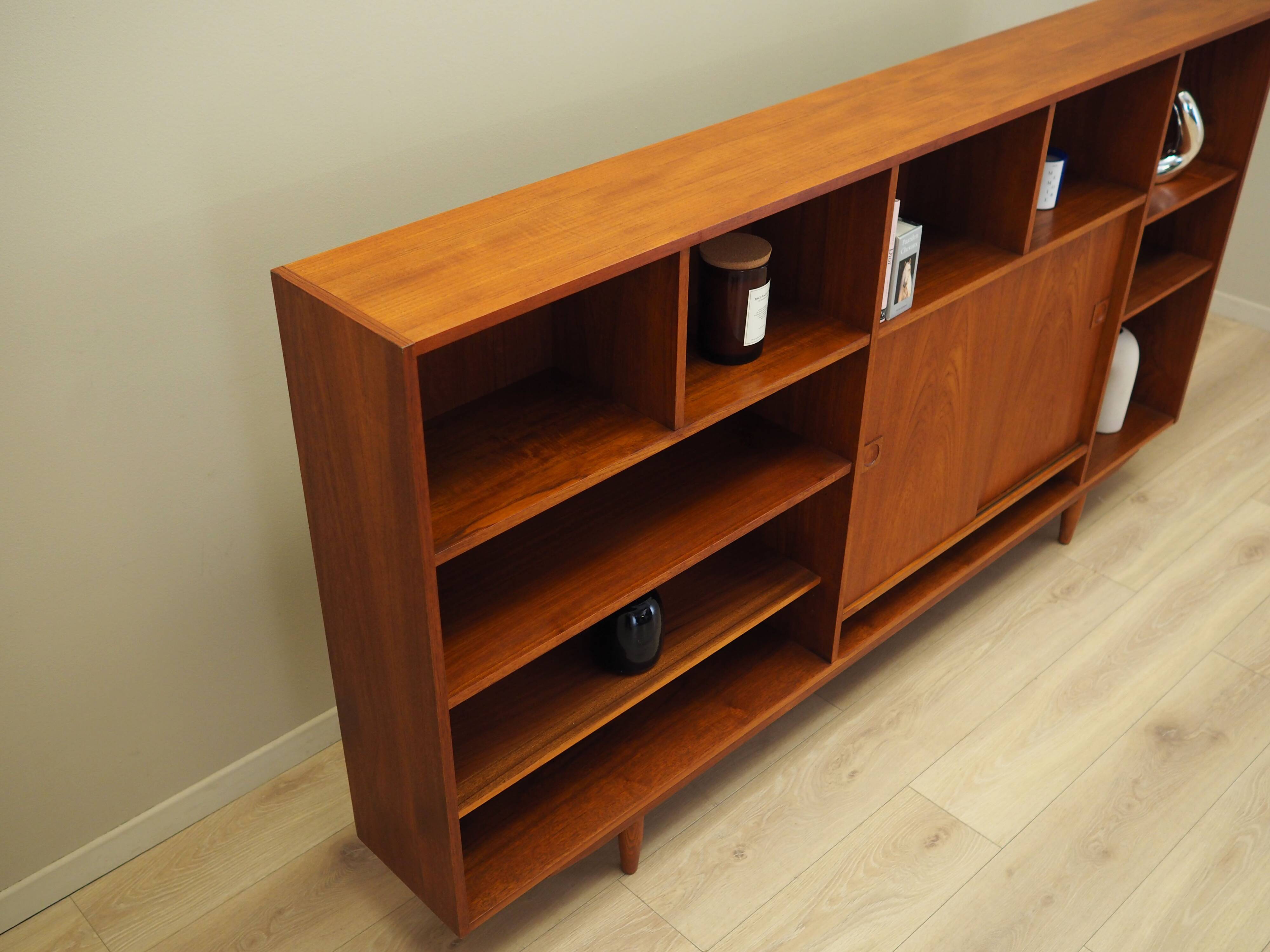 Teak bookcase, Danish design, 1970s, production: Denmark