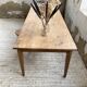 Farmhouse table with spindle legs in oak and pine, 2.5m