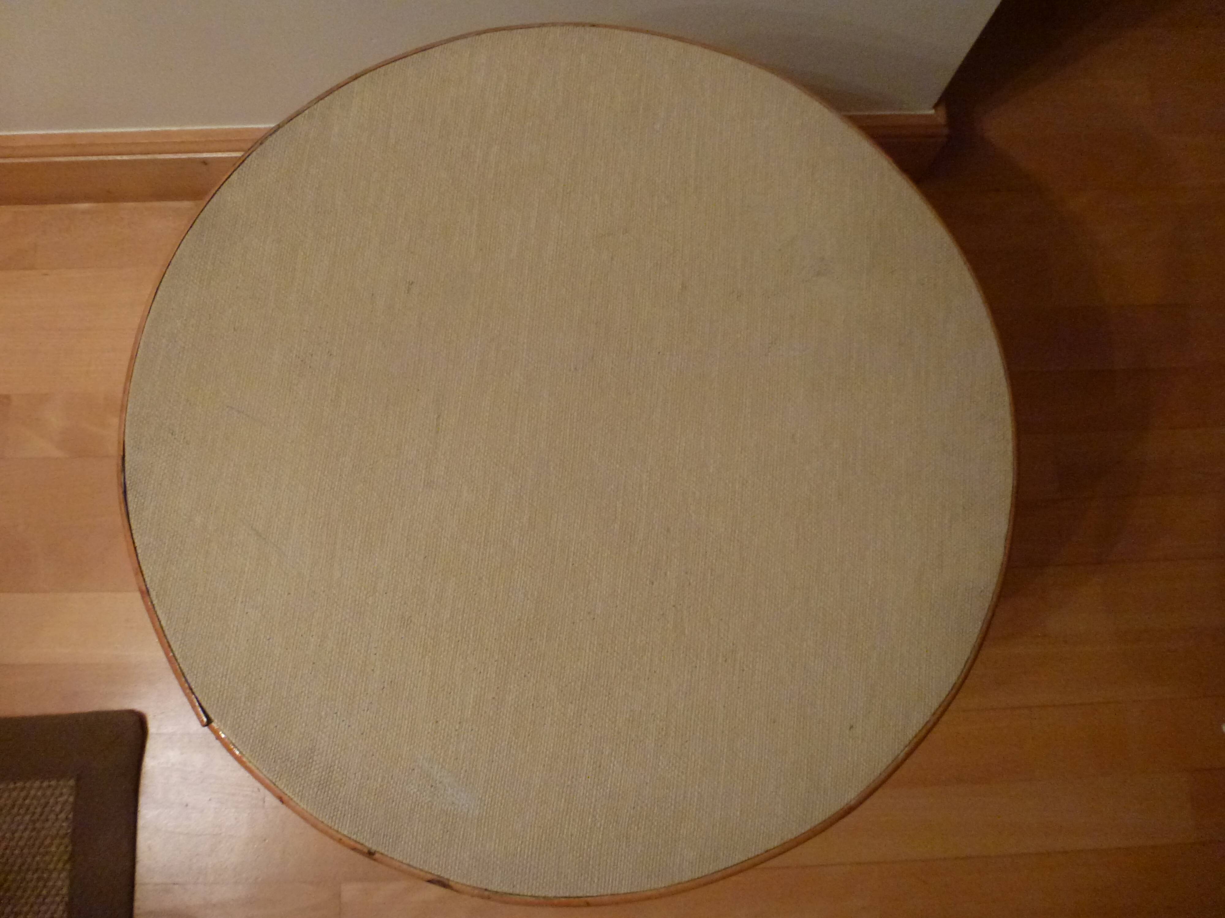 rattan coffee table