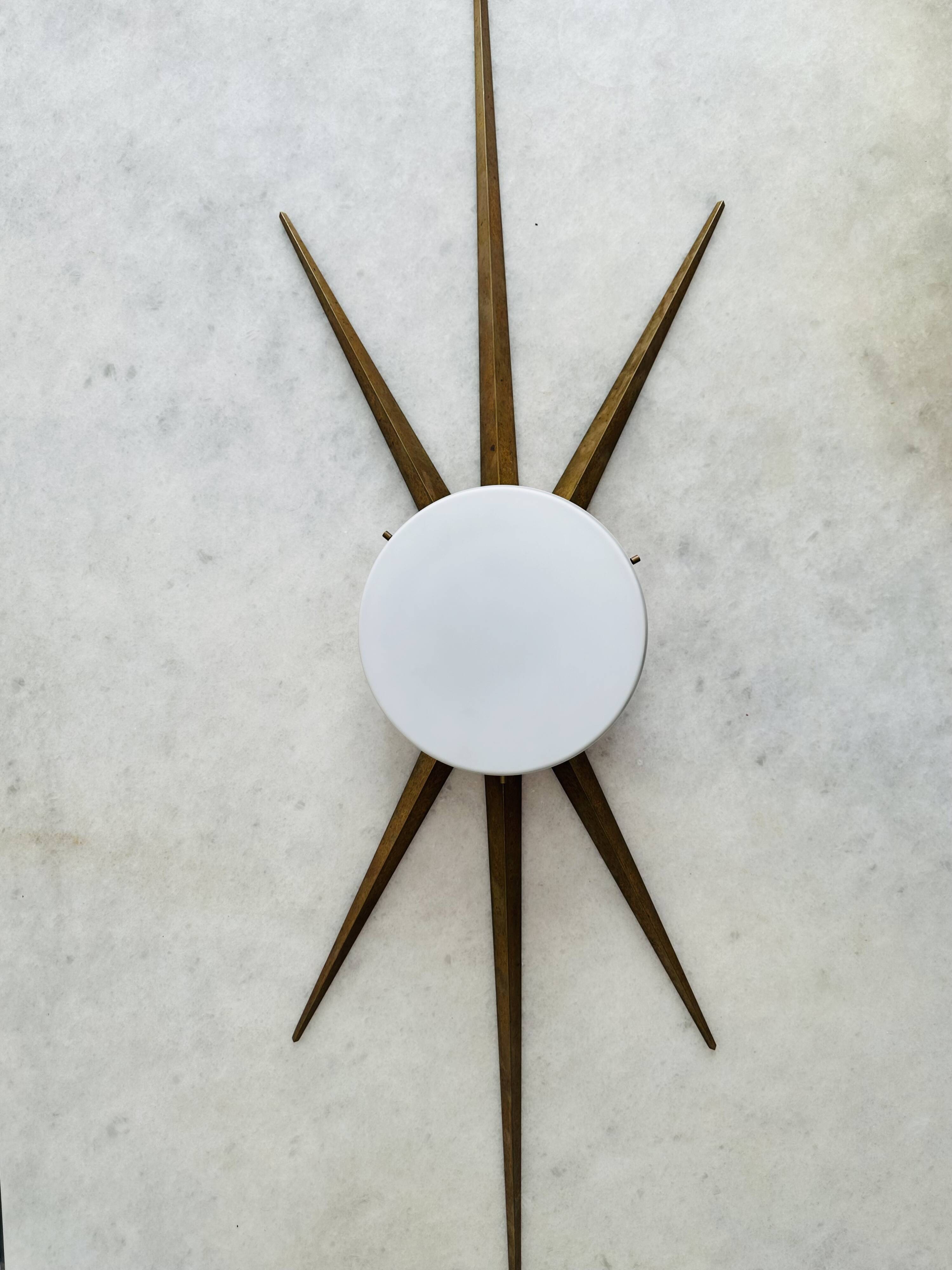 Gio Ponti Sun ceiling light produced by Arredoluce