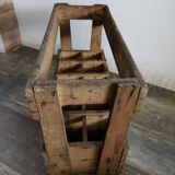 Wooden box with lockers