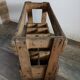 Caisse en bois à casiers