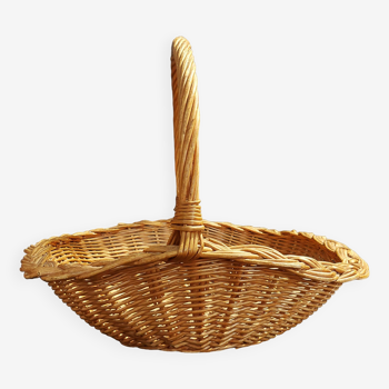 Panier vintage osier 35 cm