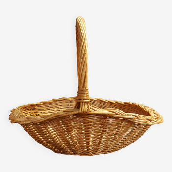 Vintage wicker basket 35 cm