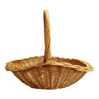 Vintage wicker basket 35 cm