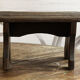 Marche pied en bois brut