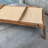 Bed folding a person