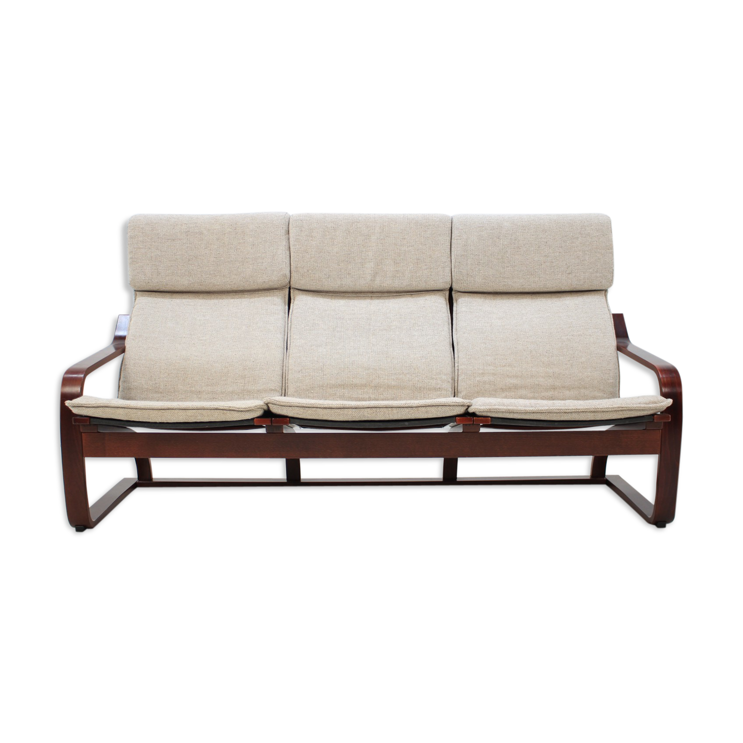 1980s Bentwood Three Seater Sofa, Ton Czechoslovakia