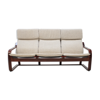 1980s Bentwood Three Seater Sofa, Ton Czechoslovakia