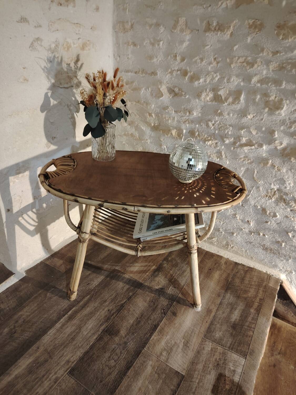 “Lemon” rattan coffee table