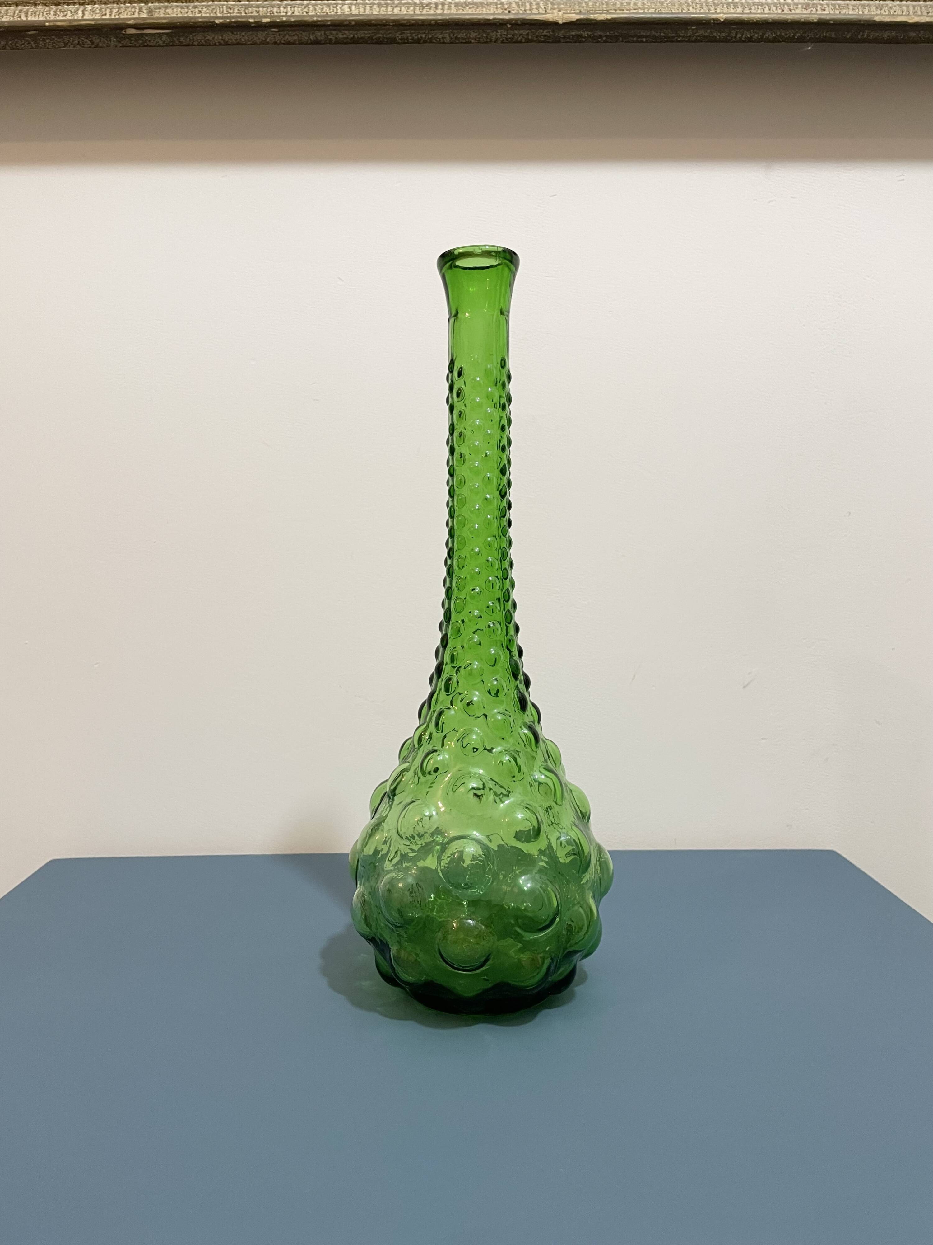 Italian glass carafe from Empoli, dating from the 1950s/60s
