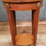 Oval marquette side table