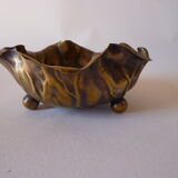 Empty pocket metal golden leaf