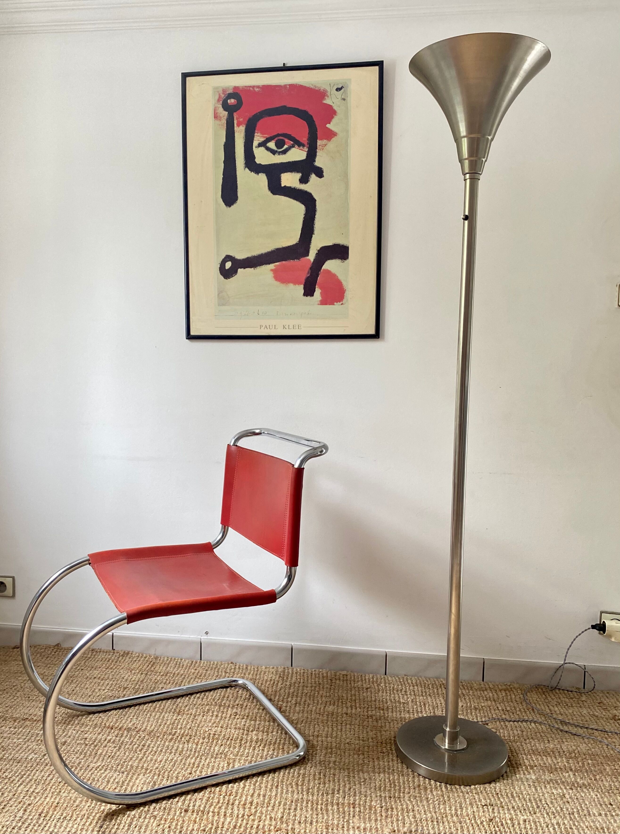 Pair of chairs MR 10 design Ludwig Mies Van Der Rohe vintage edition 90s