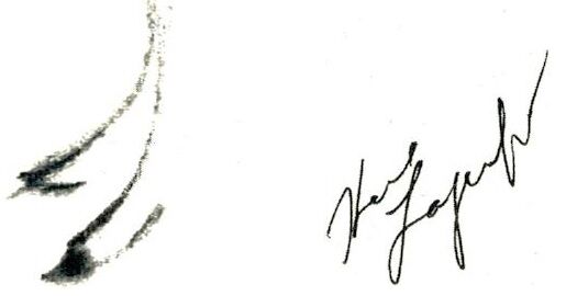 Dessin de Karl Lagerfeld pour Chanel