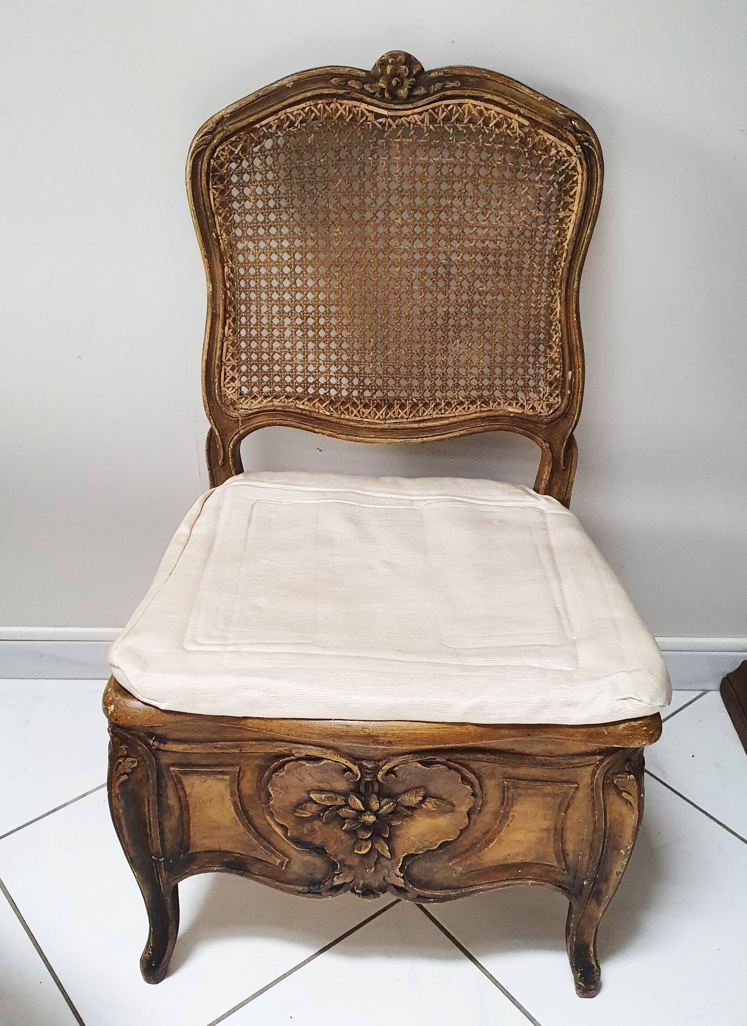 18th Century Louis XV Commode Chair